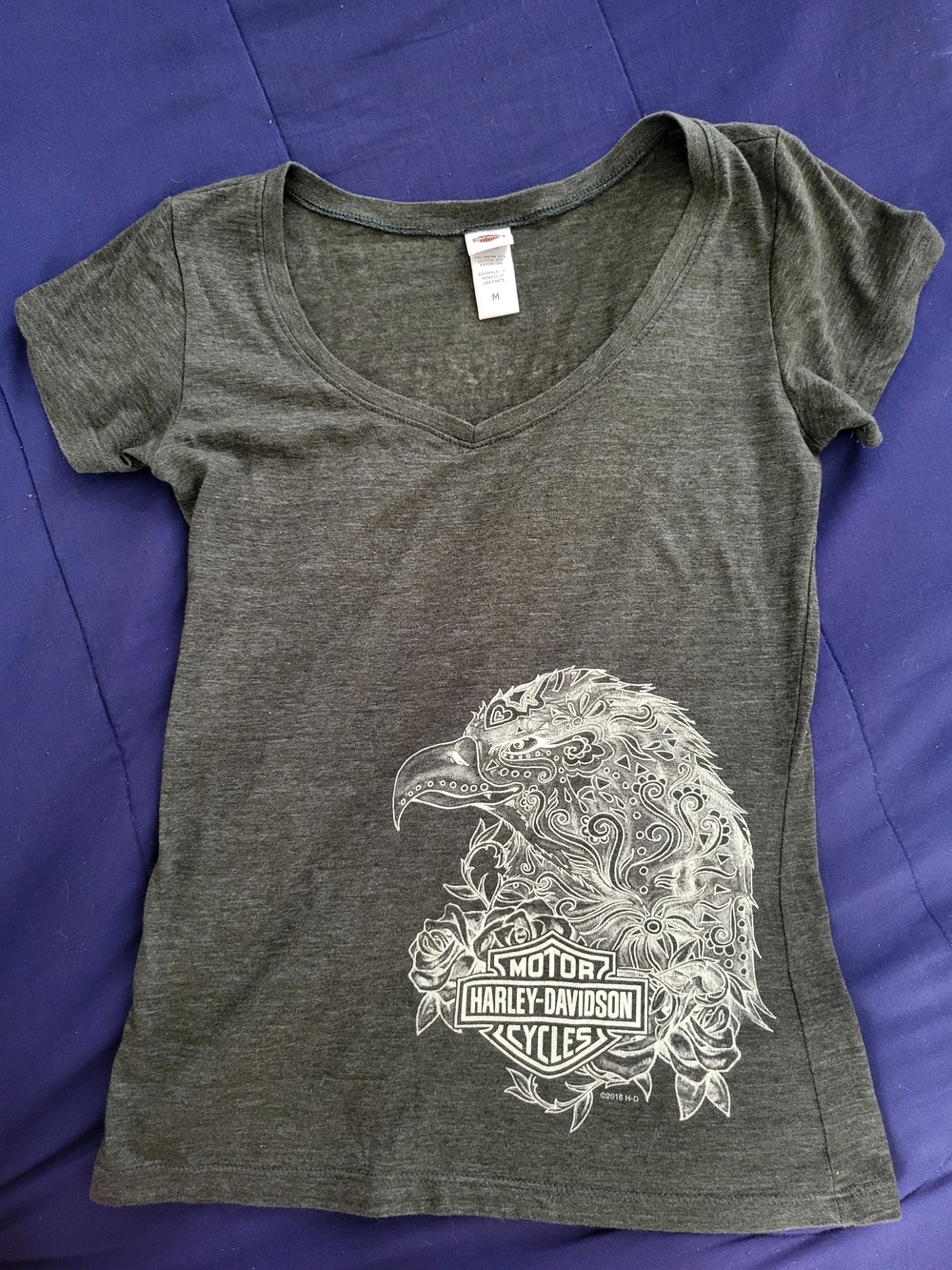Harley-Davidson Dark Green Short Sleeve Graphic Tee - London England